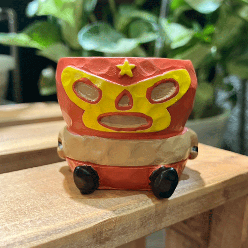 ミニミニレジンポット メキシカンレスラー